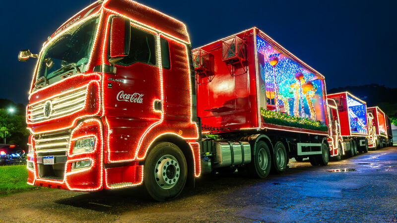 Caminhões do Natal da Coca-Cola chegam a Pernambuco. Veja o roteiro