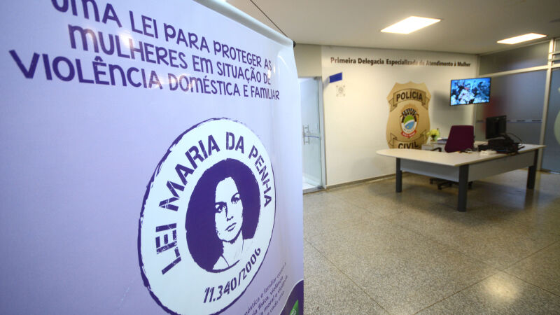 Sede da Delegacia Especializada de Atendimento à Mulher (Deam)