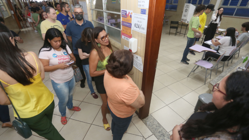 Local de votação em Campo Grande, nas eleições