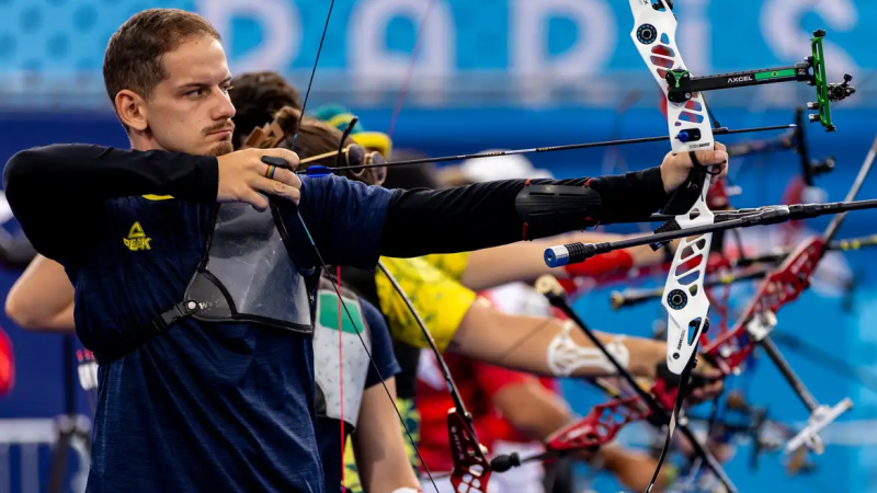 Marcus Vinicius D'Almeida, atleta do tiro com arco