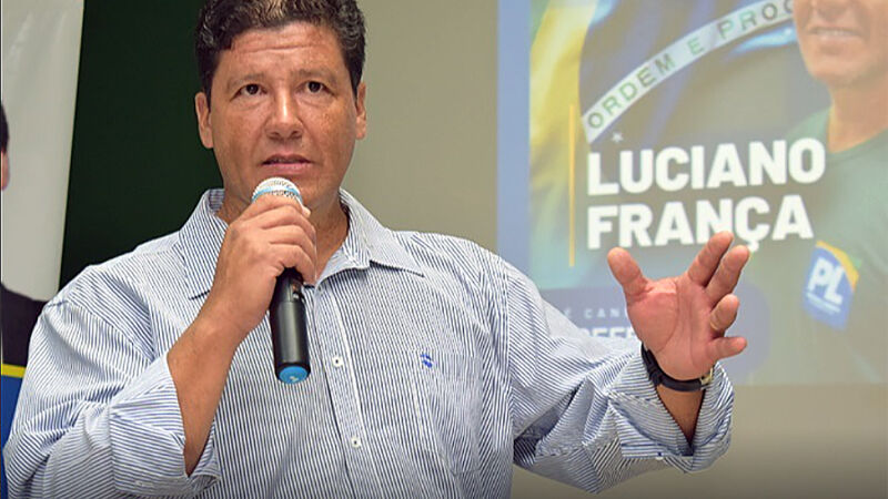 O candidato a prefeito de Maracaju pelo PL, Luciano Fernandes França, já foi do PT por 11 anos