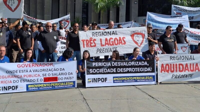 Manifestações de policiais civis estão ocorrendo desde o final de agosto, mas até agora houve pouca evolução na negociação