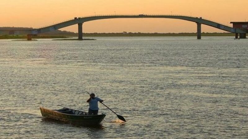 Nesta segunda-feira (9) o Rio Paraguai, em Ladário, está com 27 centímetros abaixo de zero, perto da pior marca da história, de 61 centímetros abaixo de zero