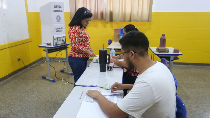 Processo de votação para escolha de prefeitos e vereadores 