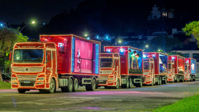 Caravana de Natal da Coca-cola já tem data para passar em Campo Grande; confira