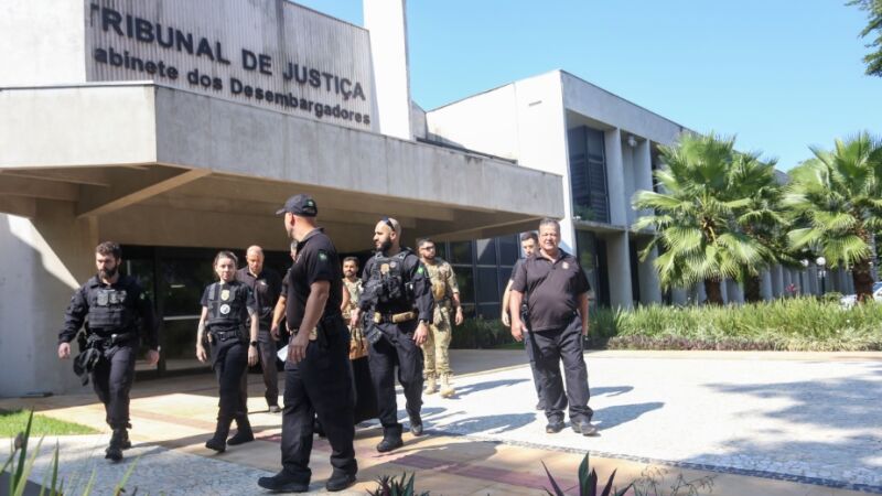 Polícia Federal cumpriu mandados de busca e apreensão no Tribunal de Justiça de MS