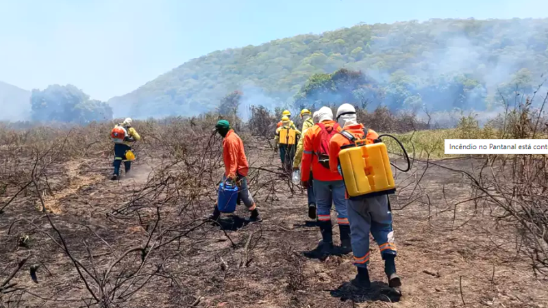 Serra do Amolar pegou fogo em janeiro