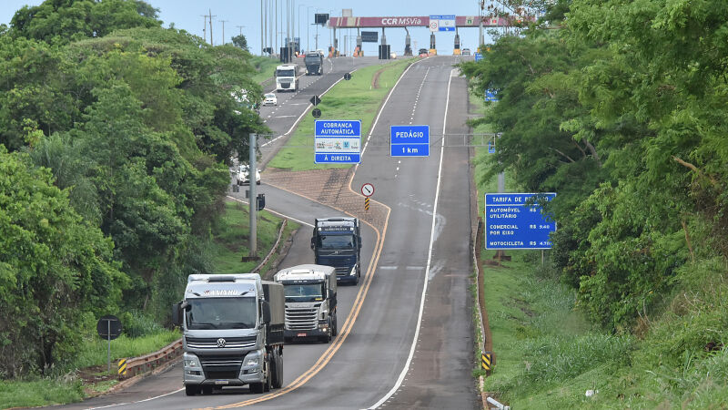 Rodovia em Mato Grosso do Sul está sob a responsabilidade da concessionária CCR MSVia desde 2014