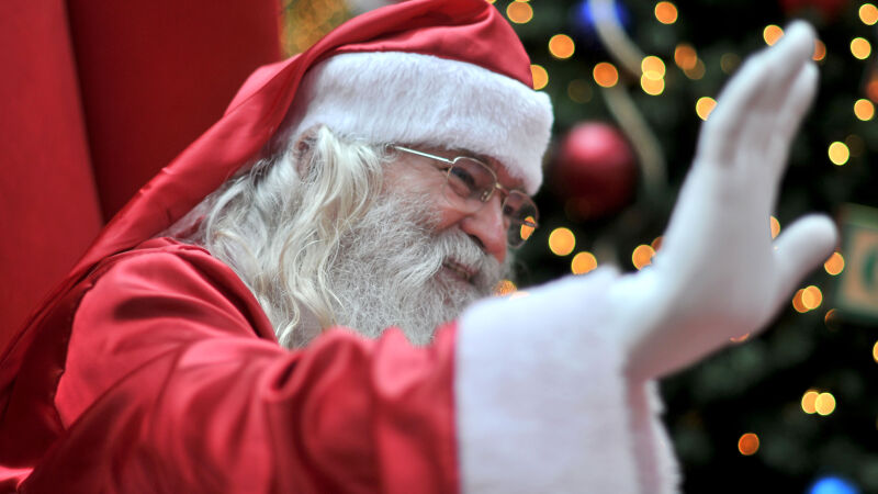 Papai Noel em Shopping da Capital