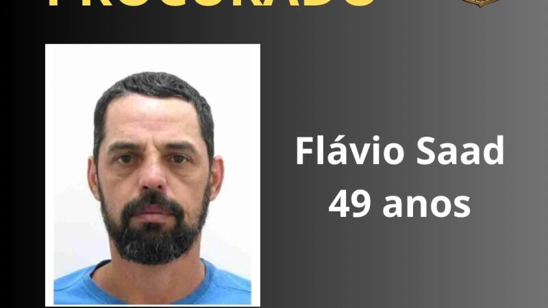 Flávio Saad, de 49 anos é procurado em Campo Grande