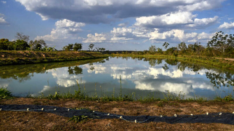 'Lagoa do Luciano', localizada na Aldeia Bororó, em Dourados