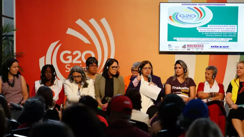 Ministra Cida Gonçalves discursa no G20 