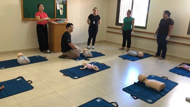 Treinamento de primeiros socorros