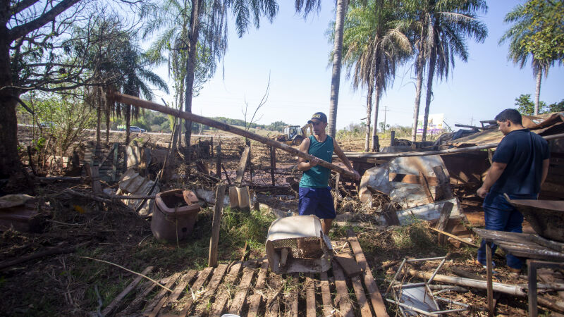 Família Prado foi prejudicada pelo rompimento da barragem. 