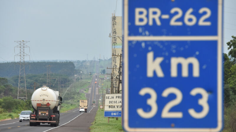 BR-262 e BR-267 foram delegadas para Mato Grosso do Sul no mês passado pelo governo federal