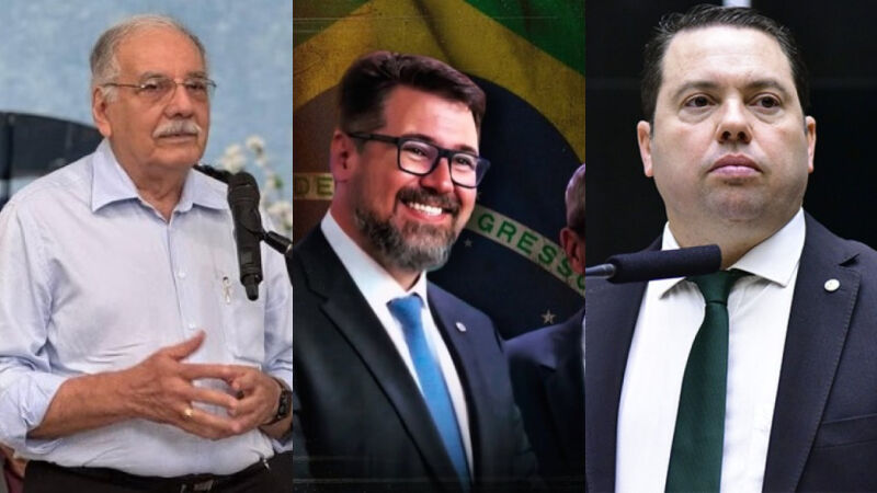 Dr. Luiz Ovando (Progressista), Marcos Pollon (PL) e Rodolfo Nogueira (PL) se posicionaram contrários a prisão de Walter Braga Netto.