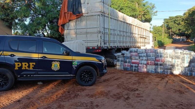 PRF apreende quase 2 toneladas de maconha em Campo Grande