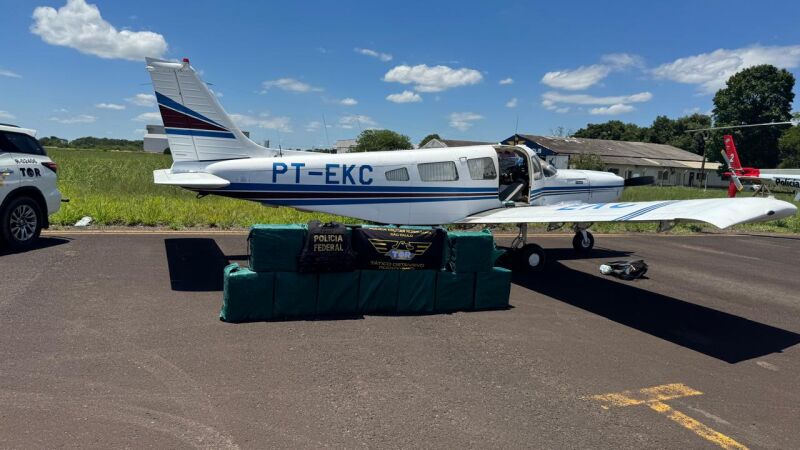 Avião saiu de MS e fez pouso em aeroporto clandestino de São Paulo