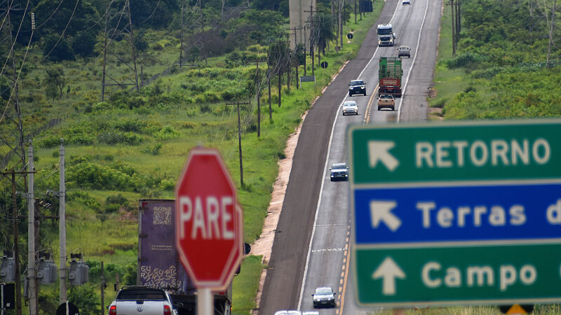 BR-262, que liga Campo Grande a Três Lagoas, é uma das rodovias que será concedida