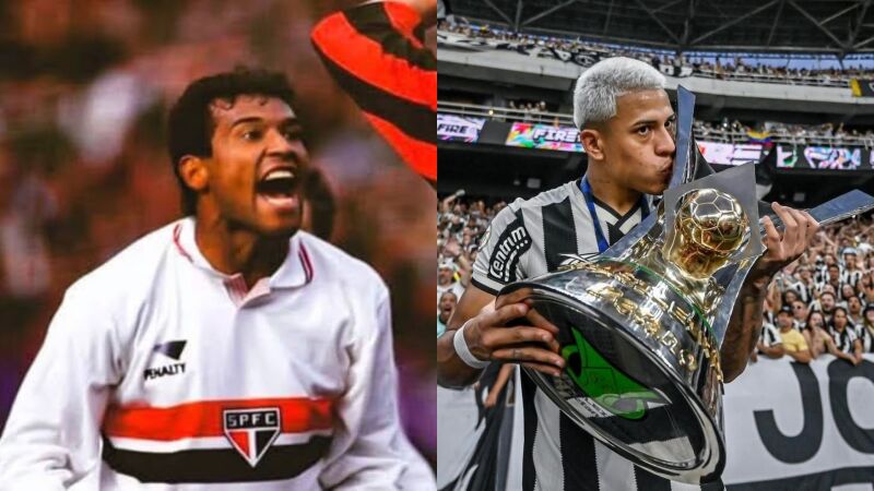 Müller ergueu o Mundial em 1992 e 1993 pelo São Paulo e Matheus Martins tem chance de repetir o feito