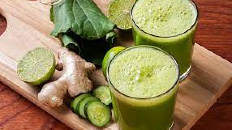 Suco detox verde