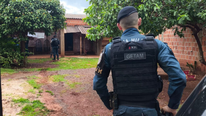 Casa onde 'Galo Cego' estava escondido  