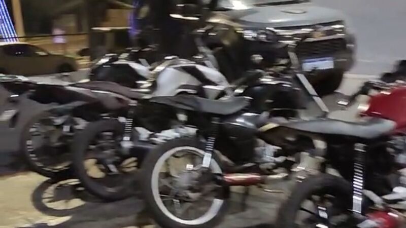 Motocicletas apreendidas foram encaminhadas para o pátio do Detran