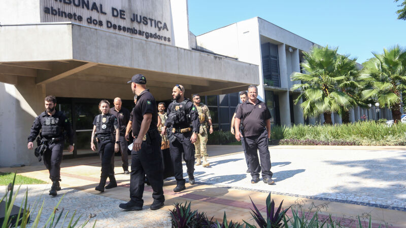 Em outubro do ano passado, policiais federais cumpriram mandado de busca e apreensão na sede da Justiça de Mato Grosso do Sul