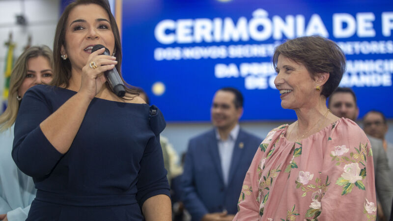 Prefeita de Campo Grande, Adriane Lopes e Senadora de MS, Tereza Cristina