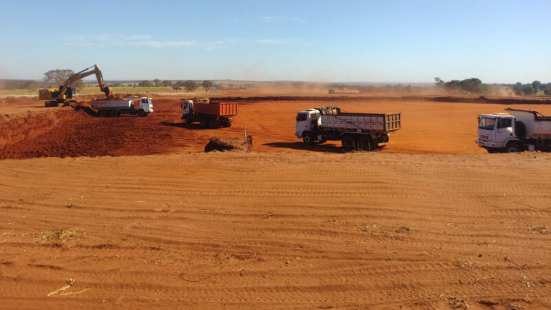 Obras do Aeródromo de Inocência continuam visando entrega no meio do ano