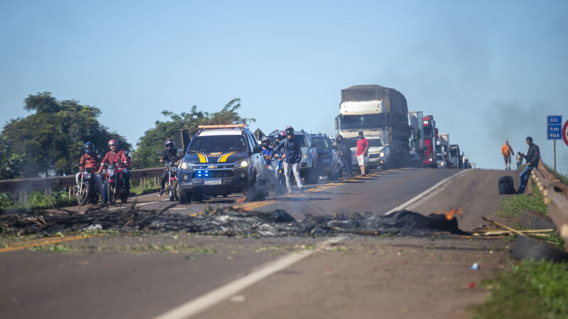 Acidente na BR-163, em Campo Grande