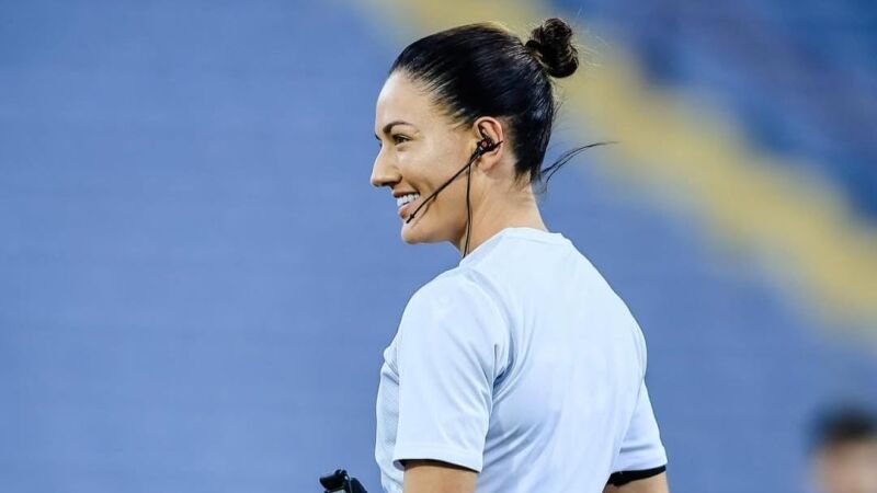 Daiane Muniz no último sábado (26), em partida entre Palmeiras e Ferroviária