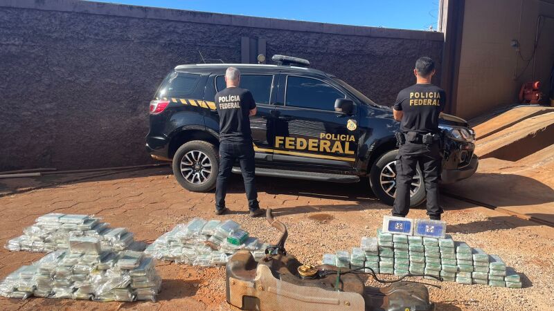 Droga foi apreendida na entrada de Campo Grande, na BR-060