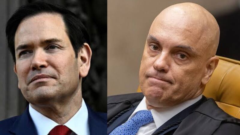 Secretário de Estado Marco Rubio admitiu possibilidade de os EUA sancionar Alexandre de Moraes