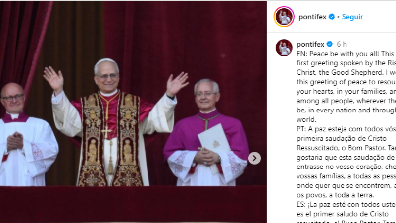 Papa Leão XVI opta por manter as redes sociais ativas