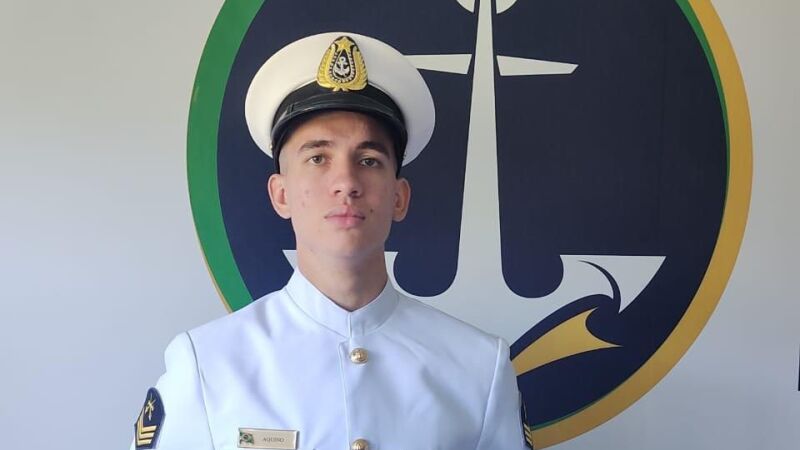 Luiz Felipe Aquino é o primeiro sul-mato-grossense a ingressar na Marinha do Brasil através do Taekwondo