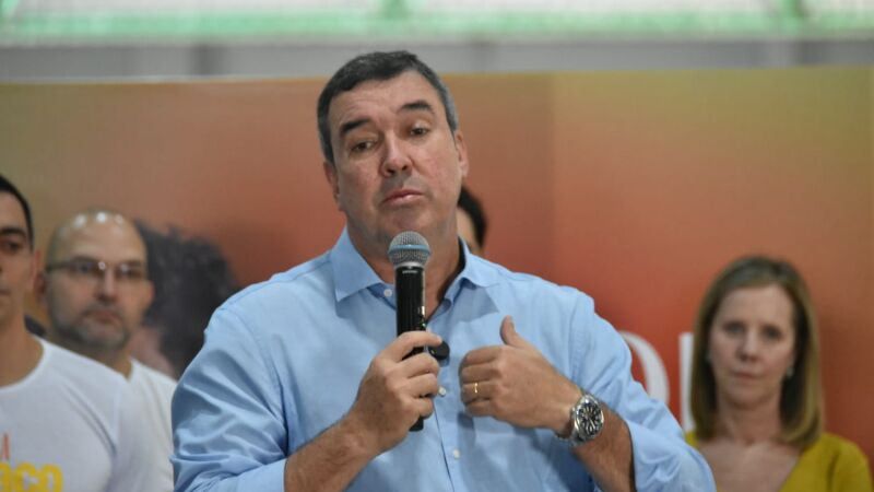 Governador Eduardo Riedel, em agenda nesta quinta-feira