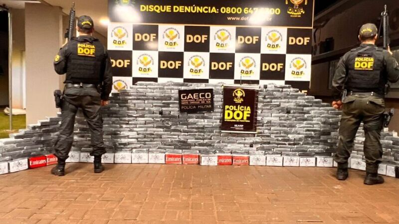 Em 5 de setembro de 2023 o Gaeco apreendeu 538 quilos de cocaína que haviam sido levados de Ponta Porã e Dourados por policiais
