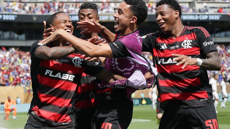Flamengo venceu o Chelsea de virada