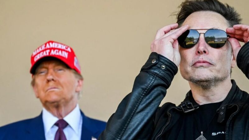 Donald Trum e Elon Musk estão em 