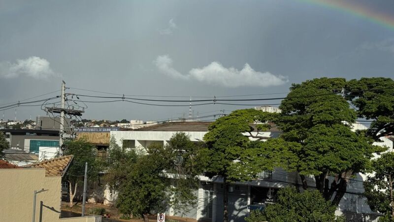Pancadas de chuva marcaram presença em Campo Grande neste fim de semana