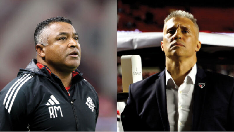 Roger Machado vive momento mais tranquilo após vitórias seguidas; Hernán Crespo chegou e tem conseguido bons resultados