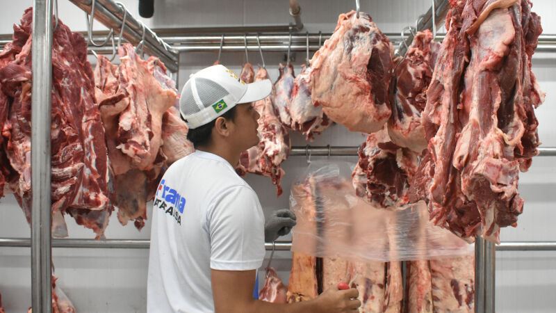 A carne bovina brasileira exportada aos EUA passou a ser taxada em 50% no dia 6 de agosto
