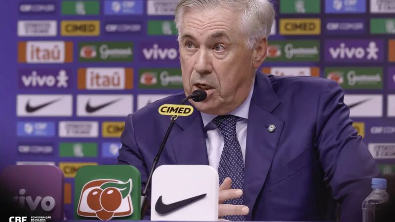 Técnico da seleção Brasileira, Carlo Ancelotti