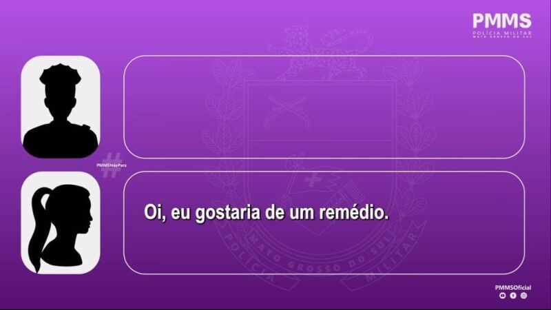 Mulher ligou no 190 fingindo pedir dipirona para agressor não desconfiar da denúncia