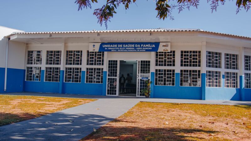 Fachada reformada da unidade
