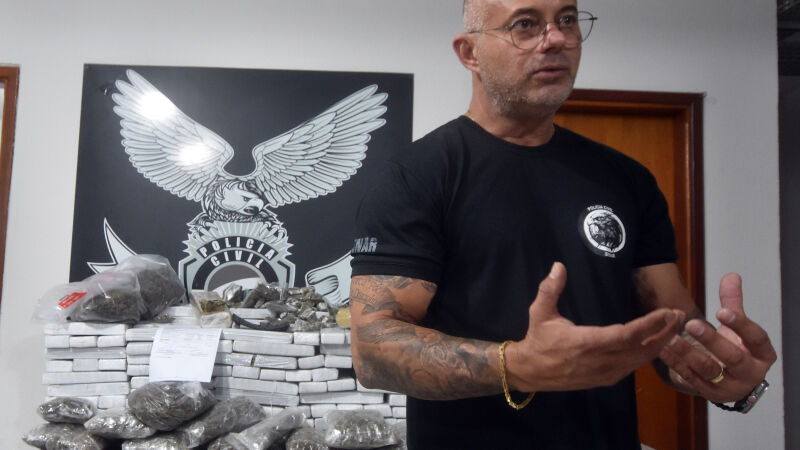 Delegado Hoffman D'Ávila Cândido e Sousa é um dos investigados na Operação Infiltrados, que apura o suposto desvio de drogas apreendidas em Mato Grosso do Sul
