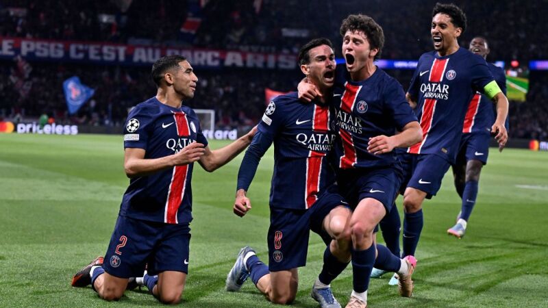 A vitória coloca o PSG na liderança da Champions