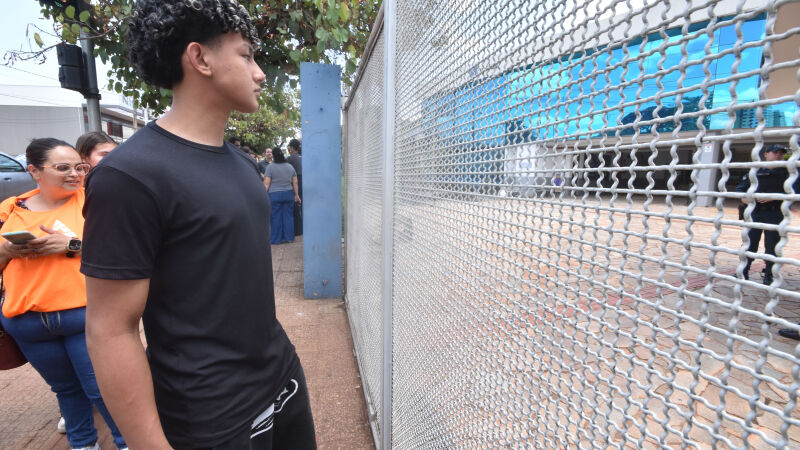 Lucas Gabrik, de 15 anos, foi um dos atrasados