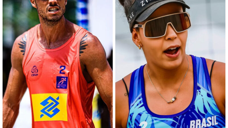 Saymon Barbosa e Victória Lopes Tosta 